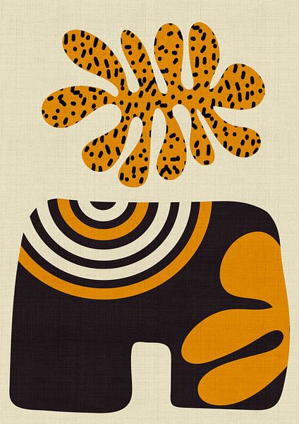 floral silhouette by Ana Rut Bre