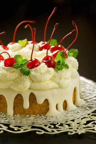 Artisan Cake with Cherries
