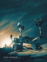 STK205522S-Curiosity, Mars Exploration Rover Project Poster