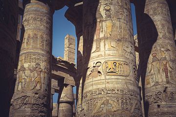 Die Tempel von Ägypten 03 von FotoDennis.com | Werk op de Muur