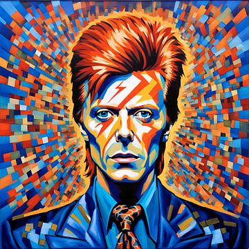 Ziggy's Lightning - Eine Hommage an David Bowie von Zebra404 - Art Parts