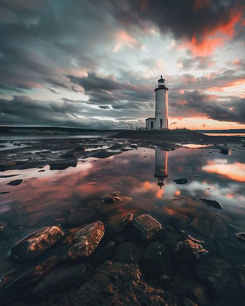 Leuchtturm im Morgenglanz von fernlichtsicht