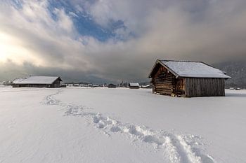 zwischen Schnee und Wolken, Winter in Garmisch-Partenkirchen