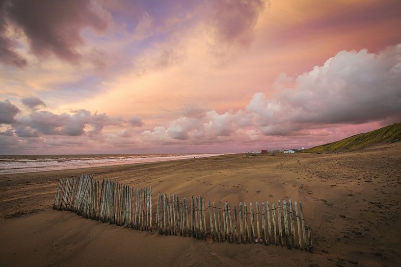 Dunes and beach on the coast of the Netherlands by Dirk van Egmond