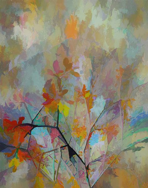 Autumn tree by Angel Estevez