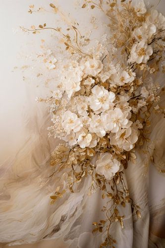 Bloemen Rococo Schilderij