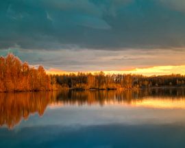 Nature lake 88471 Laupheim - Germany von Photoart-Naegele