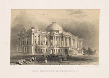 Carel Christiaan Antony Last, Das Kapitol in Washington, 1843 - 1876