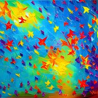 A storm of butterflies