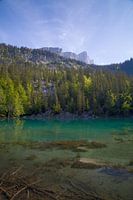Mountain lake in the French Alps