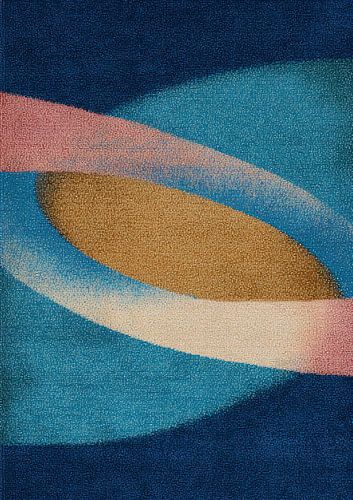 Abstracte textuur in blauw en goud