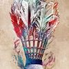 Badminton-Sportkunst #Badminton von JBJart Justyna Jaszke