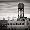 Zwart-wit fotografie: New York Skyline van Alexander Voss