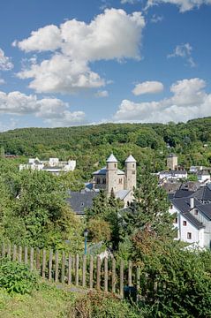 Uitzicht over Bad Münstereifel,Eifel van Peter Eckert
