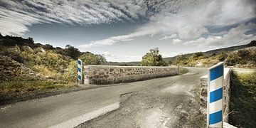 Verlaten weg in het Franse binnenland von Everards Photography