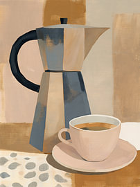 Morgenkaffee mit Stil von Bert Nijholt