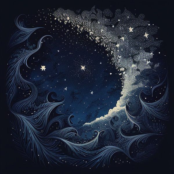 Paysage de rêve de la Voie lactée par Vythryd Arts