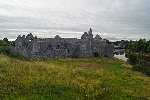 Ruïnes van het voormalige Franciscaner klooster, Askeaton aan de rivier de Deel