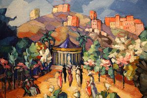 Konrad Mägi - Italienische Landschaft, Rom