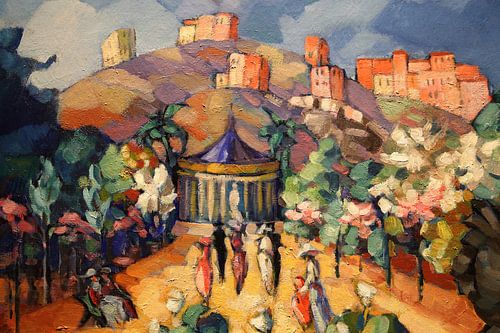 Konrad Mägi - Italiaans landschap, Rome