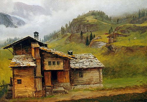 Albert Bierstadt,Mountain House