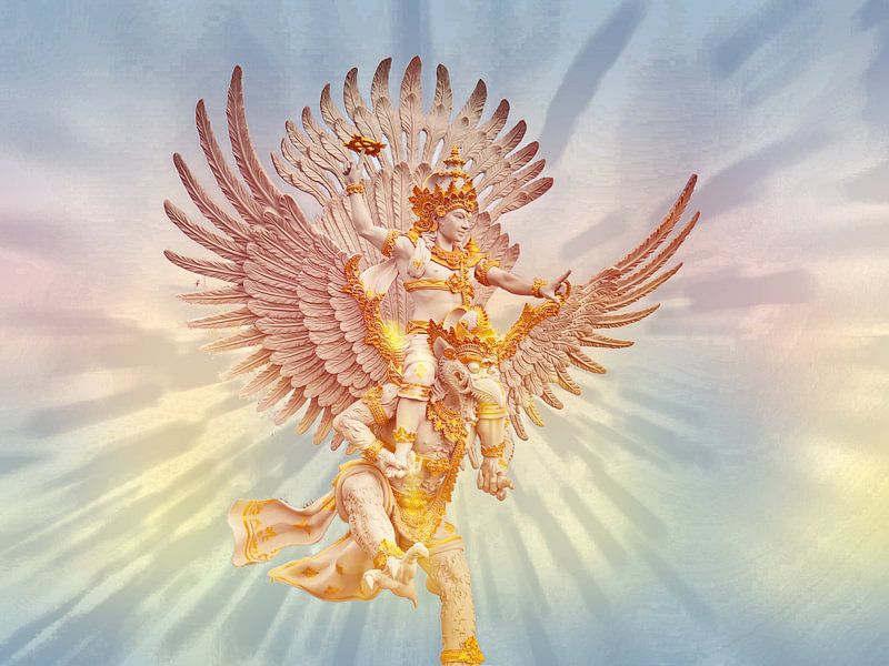 Garuda & Vishnu von Eduard Lamping