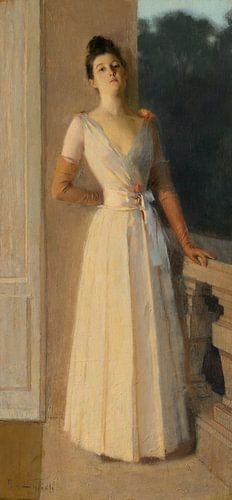 Portret bij gaslicht, Albert Lynch