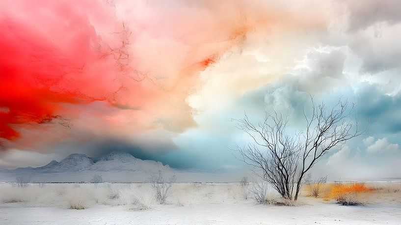 Barren landscape by Heike Hultsch