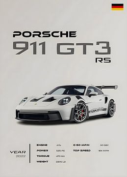 Porsche 911 GT3 RS van Artstyle