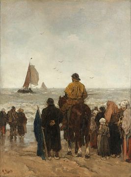 Arrival of the boats, Jacob Maris