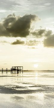 Coucher de soleil de Bokeelia | Panorama vintage sur Melanie Viola