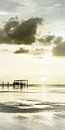 Bokeelia Sunset | Vintage Panorama by Melanie Viola thumbnail