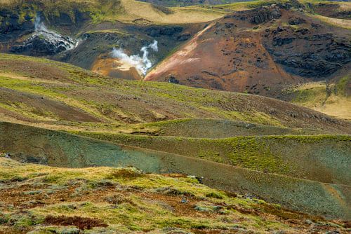 Iceland volcanic landscape