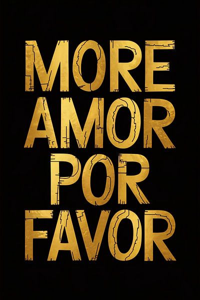 Gold loving text in black by Art & Soul Creations