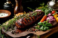 Meat platter herbs by Poster Art Shop thumbnail