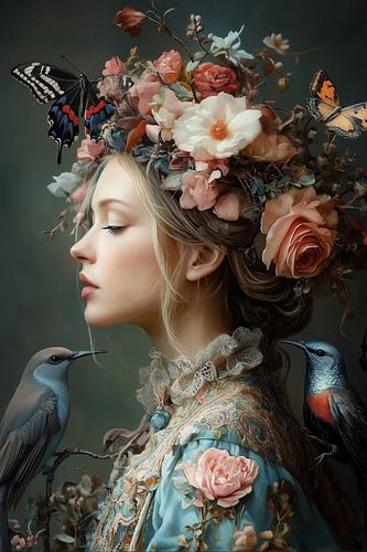 Digital Portrait, Between Flora and Fauna no.1