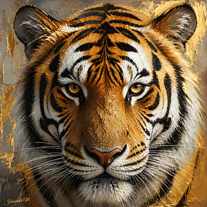 Gilded Stripes - Tiger 1