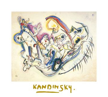 Vuurvogel van Wassily Kandinsky van Peter Balan