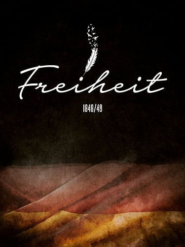 Vrijheid - Duitse Revolutie Baden van Kahl Design Manufaktur