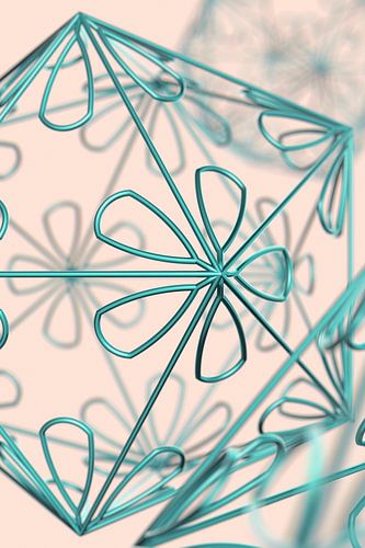 Soft touch - green flowers