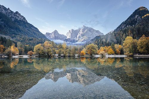 Réflexions au lac Jasna - Jezero Jasna, Slovénie