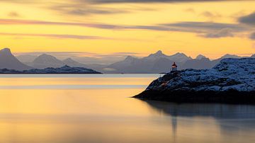 The stand of light at the light of dawn by Nando Harmsen