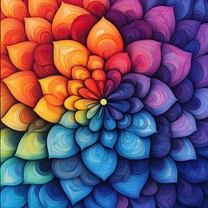 Mandala der Ruhe und Harmonie