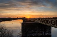 Sonnenaufgang an der Moerputtenbrücke von Maikel Brands Miniaturansicht