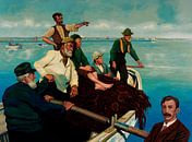 Stanhope Forbes Fishermen Painting by Paul Meijering thumbnail