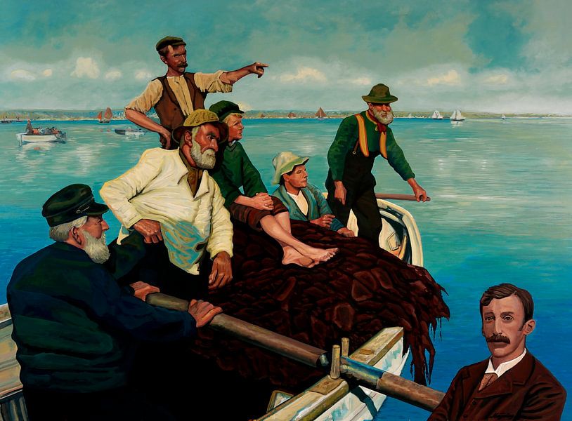 Stanhope Forbes Fishermen Painting by Paul Meijering