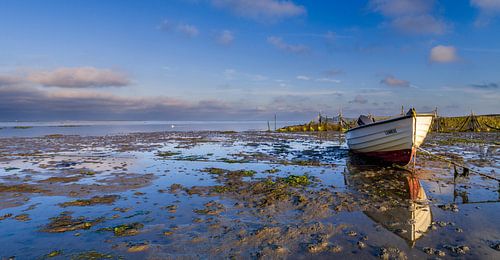 Texel Wad - zeegezicht - "Lonneke" - blauwe uurtje