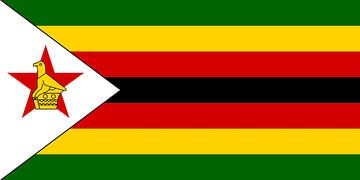 Flagge von Simbabwe von de-nue-pic
