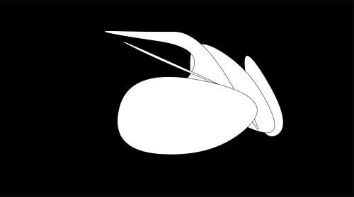 Serenity in Monochrome: Exploring Tranquility Through Geometric Abstraction