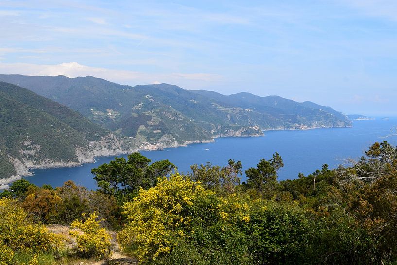 Blick auf vier der fünf Cinque Terre, Ligurien, Italien von Studio LE-gals